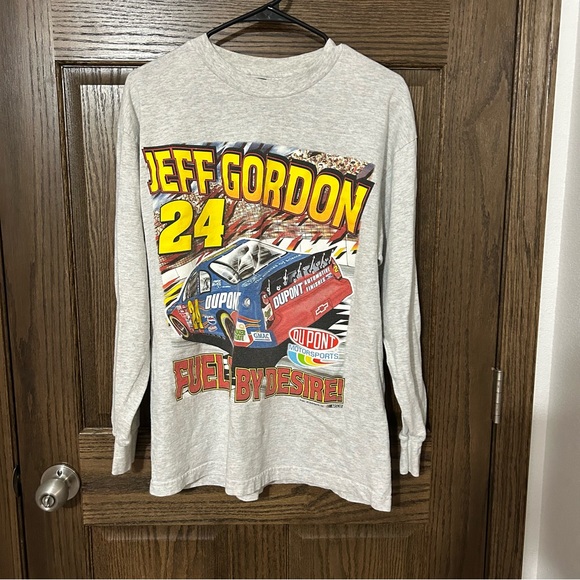 Jeff Gordon Long Sleeve Shirt - Gray - Picture 1 of 3